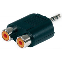 Разъём переходник JACK 3.5мм- 2 RCA (мама)