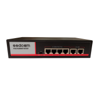 PoE коммутатор POE-54P, 4-х портовый